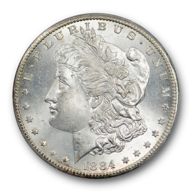 1884 CC $1 Morgan Dollar PCGS MS 65 Uncirculated Carson City Mint Lightly Cert#8942