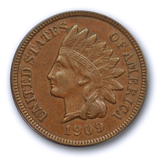 1909 S 1C Indian Head Cent ANACS EF 45 XF Extra Fine to About Uncirculated Key Date
