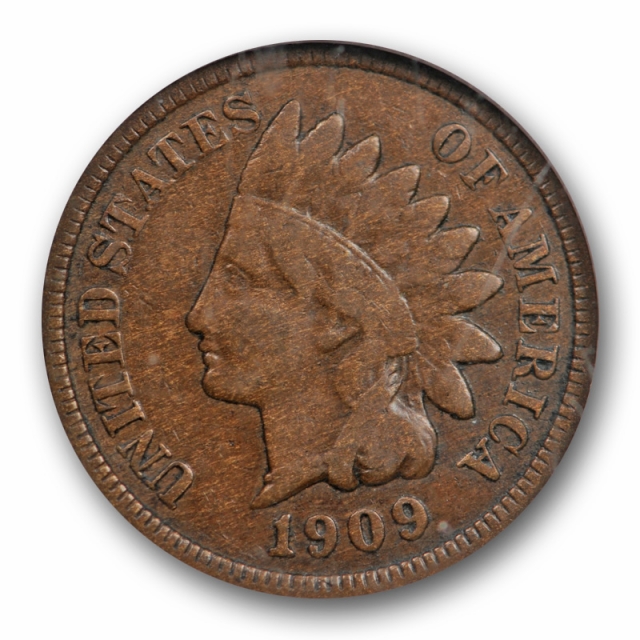 1909 S Indian Head Cent 1c NGC F 12 Fine Key Date Original Surfaces San Francisco Mint