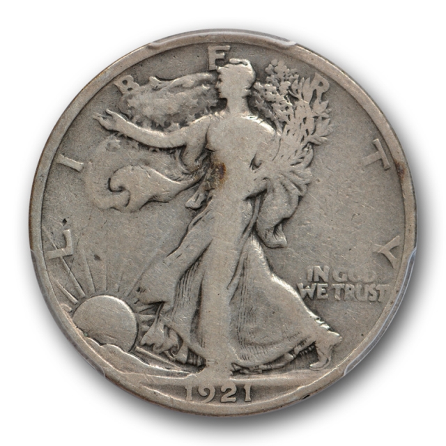 1921 50C Walking Liberty Half Dollar PCGS VG 8 Very Good Key Date Cert#8184