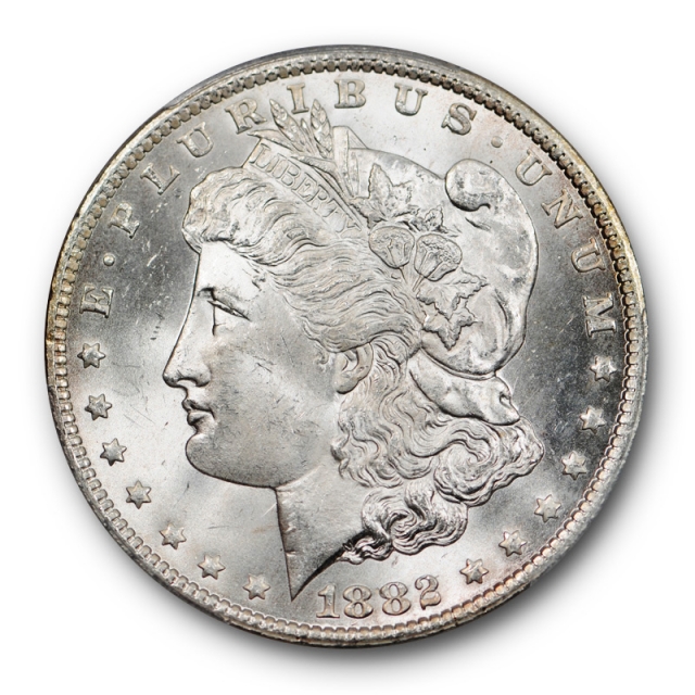 1882 CC $1 Morgan Dollar PCGS MS 64+ Uncirculated Carson City Plus Grade 