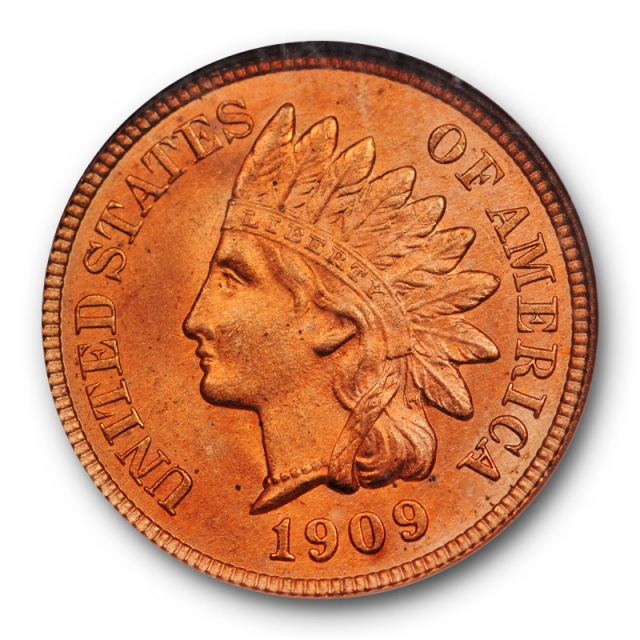 1909 Indian Head Cent NGC MS 65 RD Uncirculated Full Red Example Pretty !