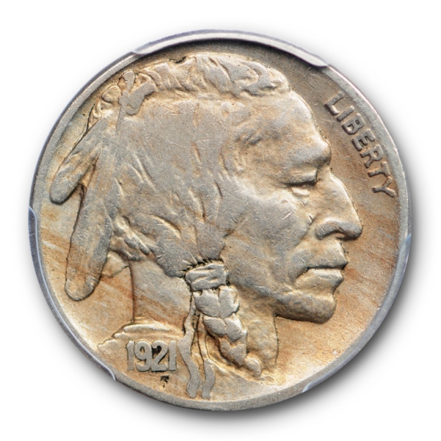 1921 S 5C Buffalo Nickel PCGS VF 20 Very Fine Key Date San Francisco Mint