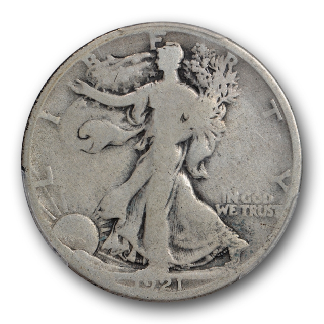 1921 D 50C Walking Liberty Half Dollar PCGS G 4 Good Key Date Denver Mint Cert#1513