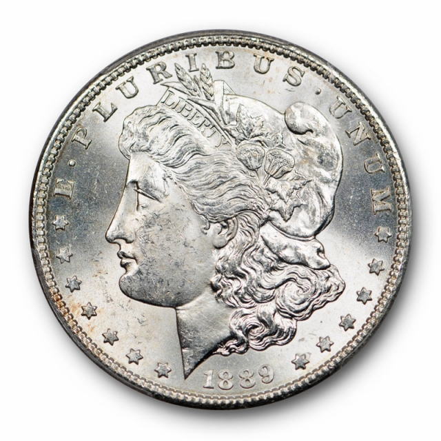 1889 S $1 Morgan Dollar PCGS MS 64 Uncirculated Blast White Cert#9020