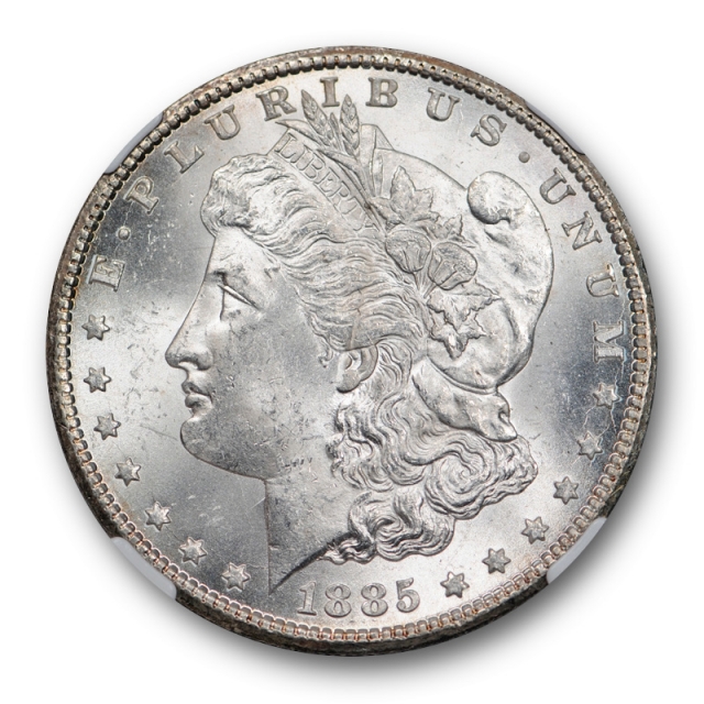 1885 CC $1 Morgan Dollar NGC MS 63 Uncirculated Carson City Mint Original Cert#