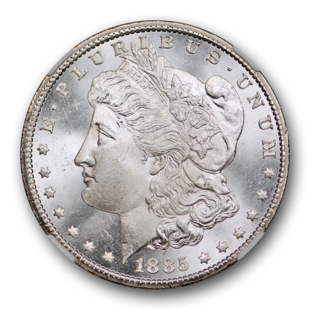 1885 CC $1 Morgan Dollar NGC MS 66 Uncirculated Carson City Mint Blast White ! 