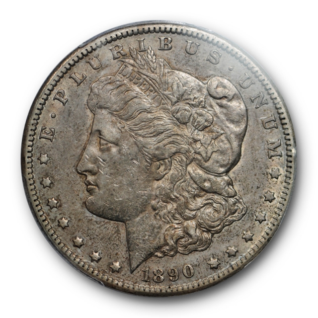 1890 CC $1 Morgan Dollar PCGS XF 45 Extra Fine to AU Carson City Mint Toned