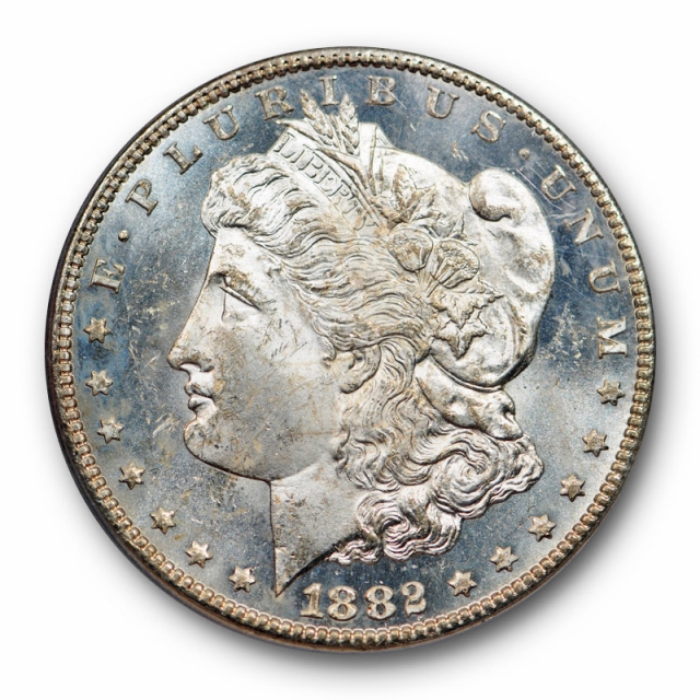 1882 CC $1 Morgan Dollar PCGS MS 63 DMPL Deep Mirror Proof Like Lustrous