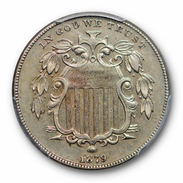 1879 5C Shield Nickel PCGS PR 58 Registry Set Grade Proof Key Date Low Mintage