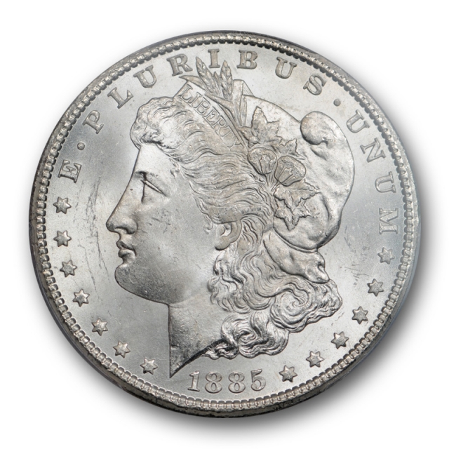 1885 CC $1 Morgan Dollar PCGS MS 65 Uncirculated Carson City Blast White ! 