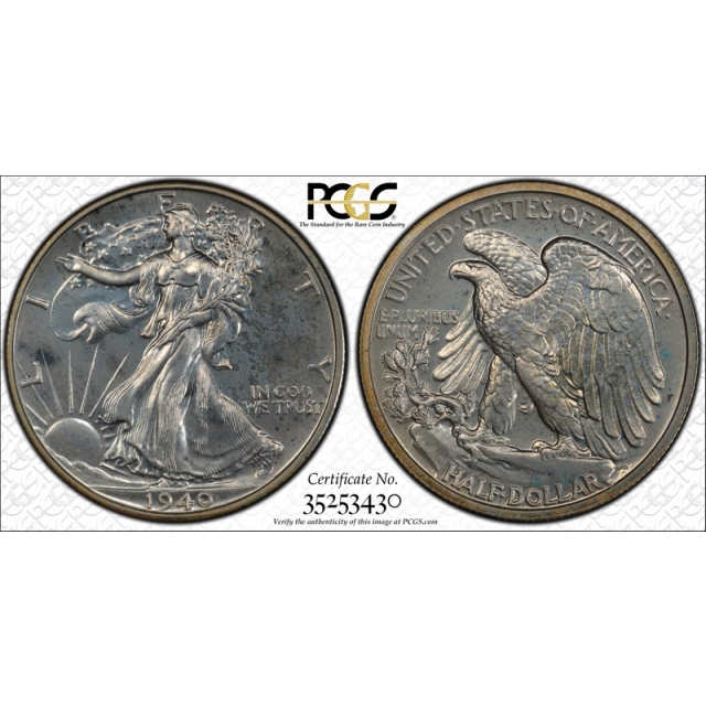 1940 50C Proof Walking Liberty Half Dollar PCGS PR 65 Uncirculated Low Mintage 