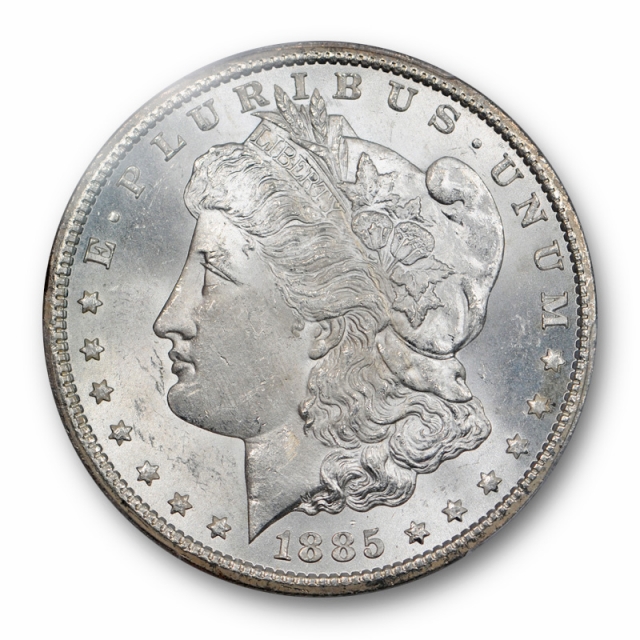 1885 CC $1 Morgan Dollar PCGS MS 64 Uncirculated Carson City Mint Original Cert#8085