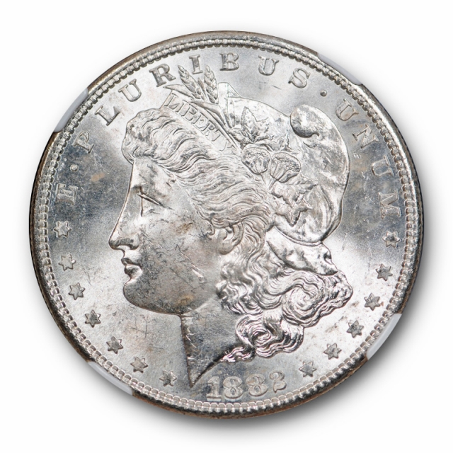 1882 S Morgan Dollar $1 NGC MS 63 Uncirculated Lustrous San Francisco Mint