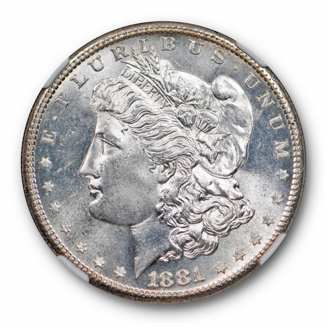 1881 S Morgan Dollar $1 NGC MS 63 Uncirculated Lustrous Beauty 