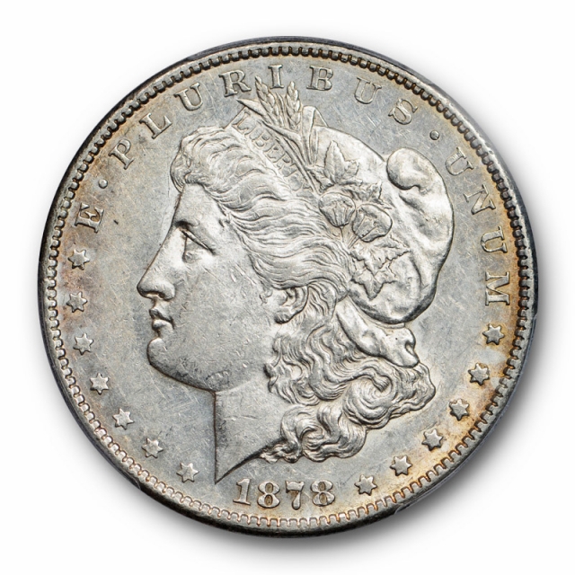 1878 CC $1 Morgan Dollar PCGS AU 53 About Uncirculated Carson City Mint Cert#0771