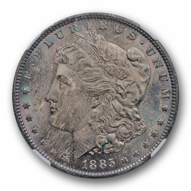 1885 O $1 Morgan Dollar NGC MS 64 Uncirculated Darker Toned CAC Approved Cert#3173