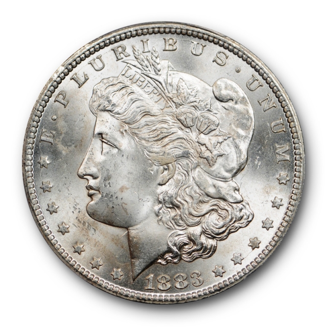 1883 CC $1 Morgan Dollar PCGS MS 63 Uncirculated Carson City Mint Toning