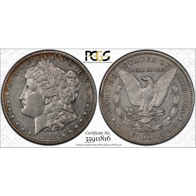 1885 CC $1 Morgan Dollar PCGS XF 40 Extra Fine Carson City Mint Tough Grade!