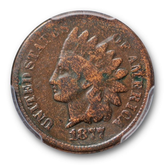 1877 1C Indian Head Cent PCGS G 4 Good Key Date Low Mintage Better? Cert#9853