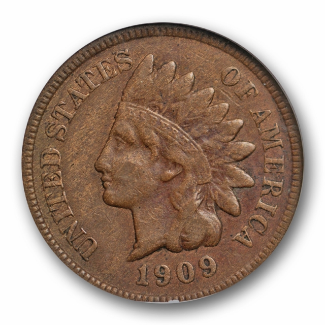 1909 S 1C Indian Head Cent ANACS VF 20 Very Fine Key Date San Francisco Original 