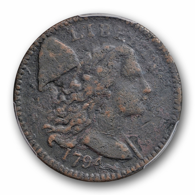 1794 1C Head of 1794 Sheldon 60 Liberty Cap Cent PCGS Fine Details Cert0739