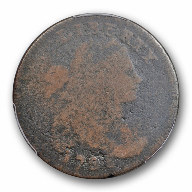 1798 1C Reverse of 1795 Sheldon 155 Draped Bust Cent PCGS P/FR Details 