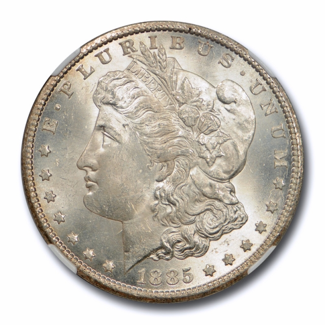 1885 CC $1 Morgan Dollar NGC MS 63 Uncirculated Carson City Mint Nice ! 
