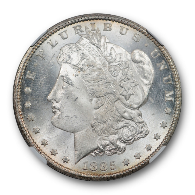 1885 CC $1 Morgan Dollar NGC MS 64 Uncirculated Carson City Mint Lustrous Cert#7020