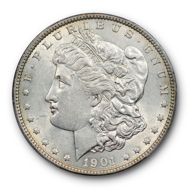 1901 $1 Doubled Die Reverse Morgan Dollar PCGS AU 55 Shifted Eagle VAM