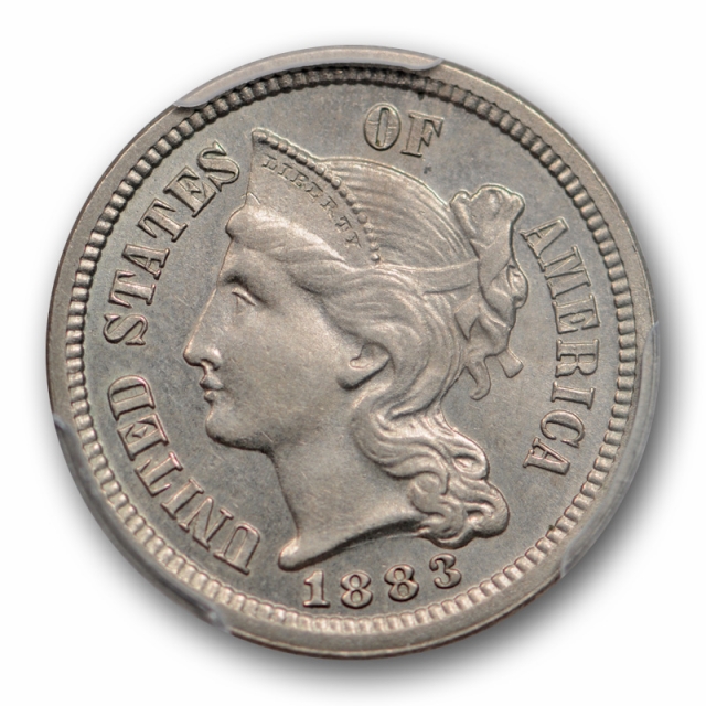 1883 3CN Three Cent Nickel PCGS PR 62 Proof Tougher Date 