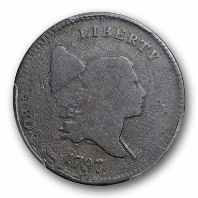 1797 1/2C 1 above 1 Liberty Cap Half Cent PCGS G 6 Good to Very Good Mint Error ?