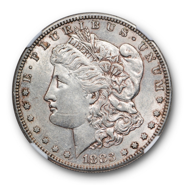 1883 S Morgan Dollar $1 NGC AU 50 About Uncirculated San Francisco Mint