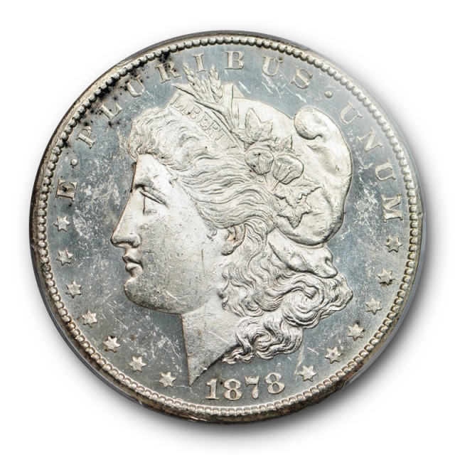 1878 CC $1 Morgan Dollar PCGS MS 61 PL Uncirculated Proof Like Cert#0140