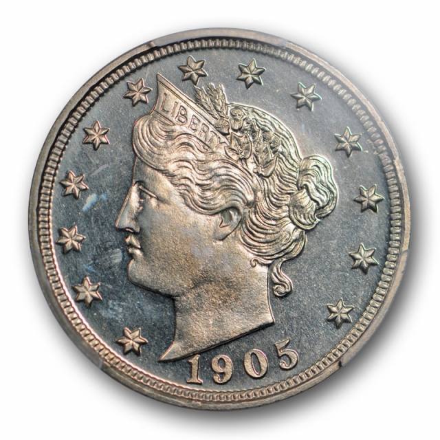 1905 5C Liberty Head Nickel PCGS PR 66 Proof Looks Cameo ! Not Designated