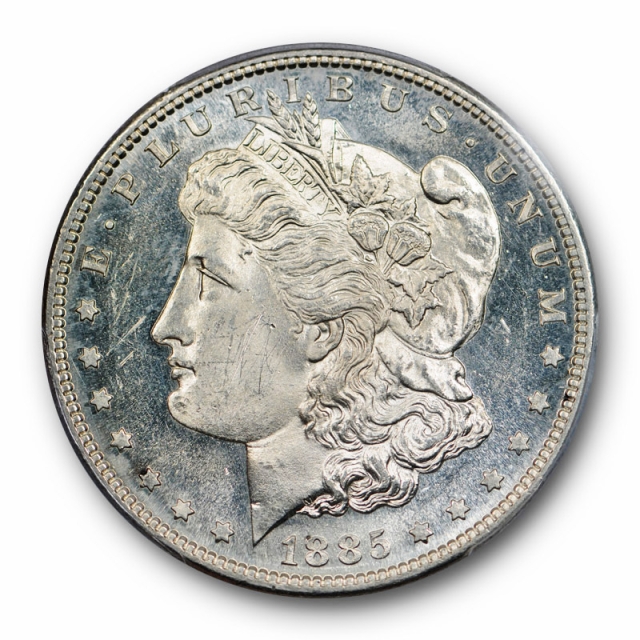 1885 S $1 Morgan Dollar PCGS MS 63 Uncirculated Looks Proof Like ! Lustrous