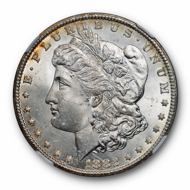 1882 CC Morgan Dollar $1 NGC MS 64 Uncirculated Carson City Mint Original 