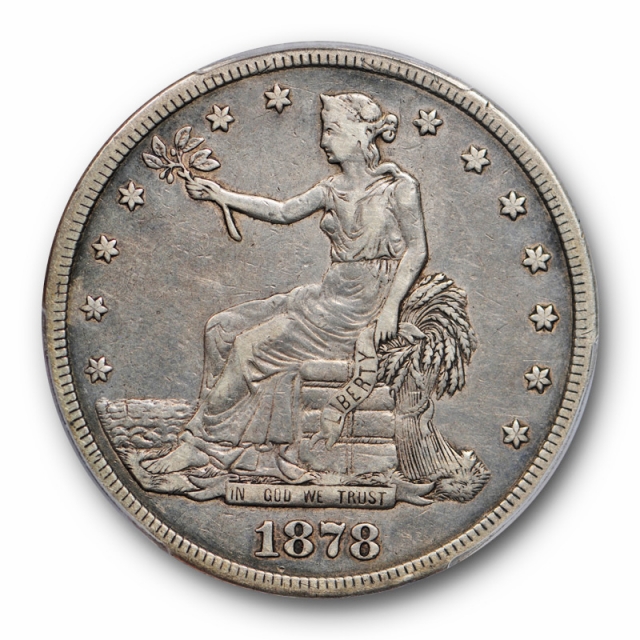 1878 CC T$1 Trade Dollar PCGS VF 30 Very Fine to Extra Fine Carson City Mint 
