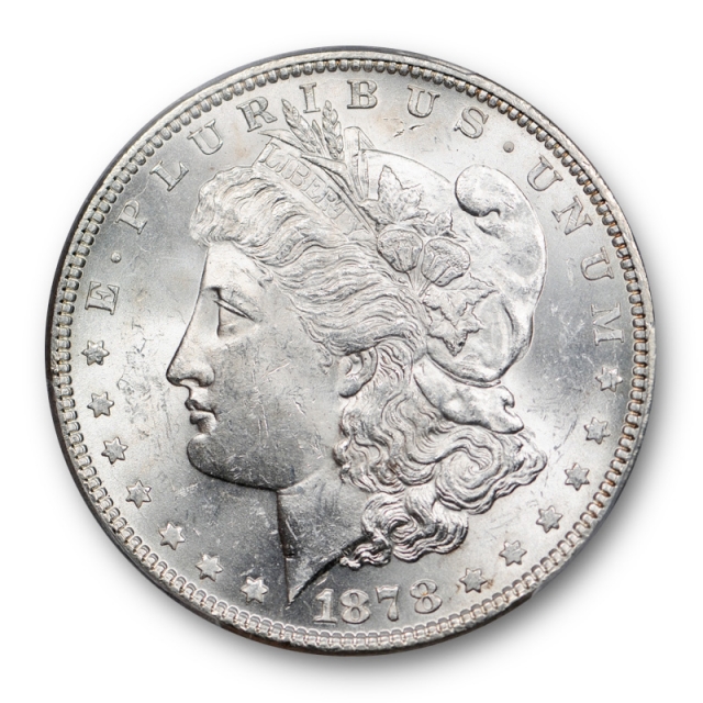 1878 7TF $1 Reverse of 1879 Morgan Dollar PCGS MS 62 Uncirculated White