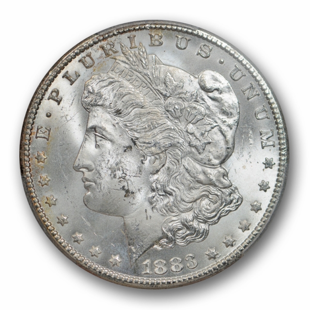 1883 CC $1 Morgan Dollar PCGS MS 63 Uncirculated Carson City Mint Cert#4890