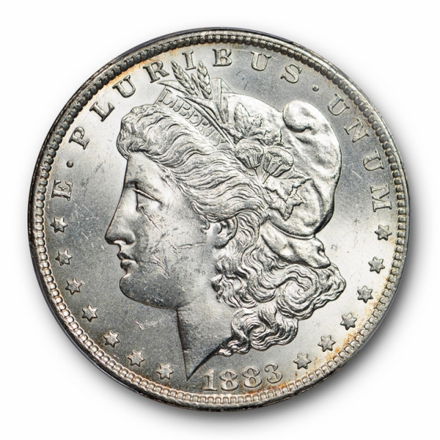 1883 CC $1 Morgan Dollar PCGS MS 63 Uncirculated Carson City Mint Cert#5968