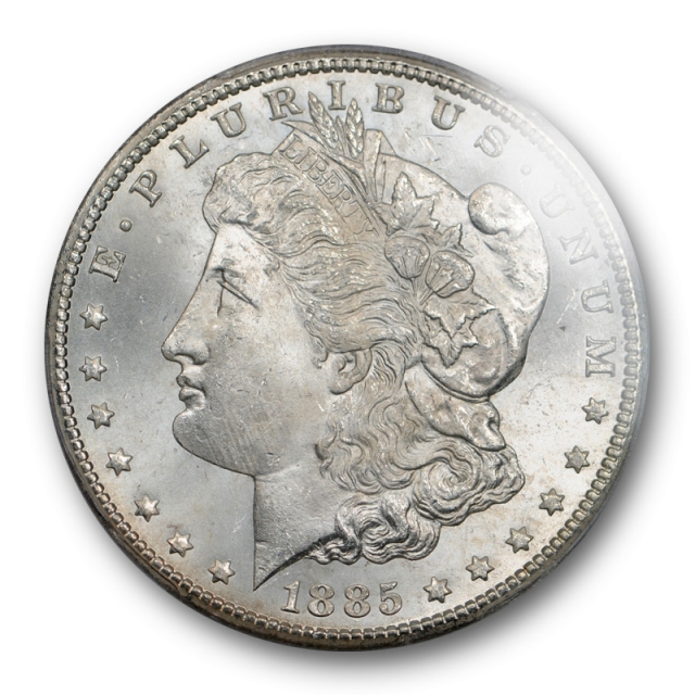 1885 CC $1 Morgan Dollar PCGS MS 64+ Uncirculated Carson City Mint Plus Grade 