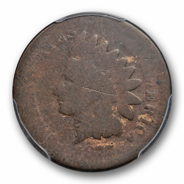 1877 1C Indian Head Cent PCGS FR 2 Key Date 02 Filler Grade Cert#9507