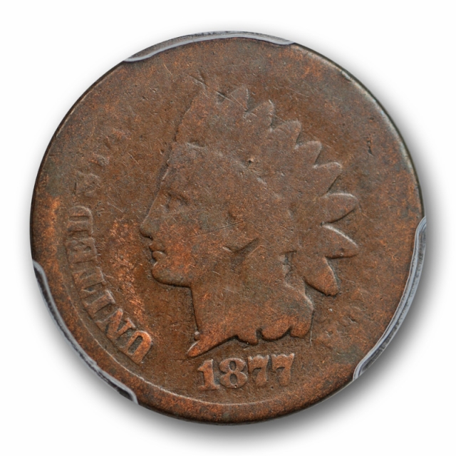 1877 1C Indian Head Cent PCGS AG 3 About Good Key Date Original 