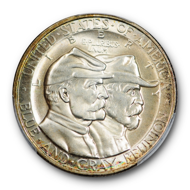 1936 Gettysburg 50C Silver Commemorative Half Dollar PCGS MS 66 Uncirculated