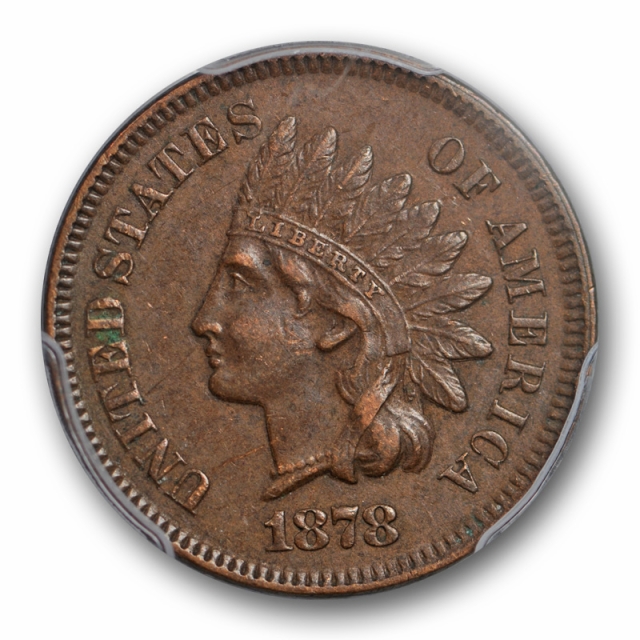 1878 1C Indian Head Cent PCGS XF 45 Extra Fine to AU Sharp Strike Original 