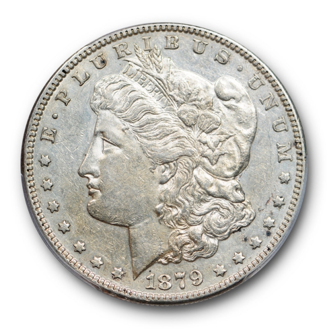 1879 S $1 Reverse of 1878 Morgan Dollar PCGS AU 50 About Uncirculated