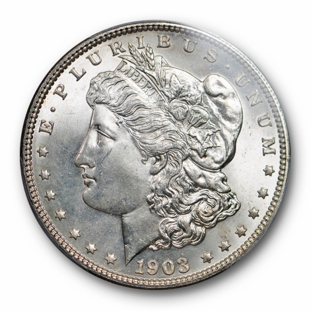 1903 $1 Morgan Dollar PCGS MS 66 Uncirculated Lustrous Blast White Coin