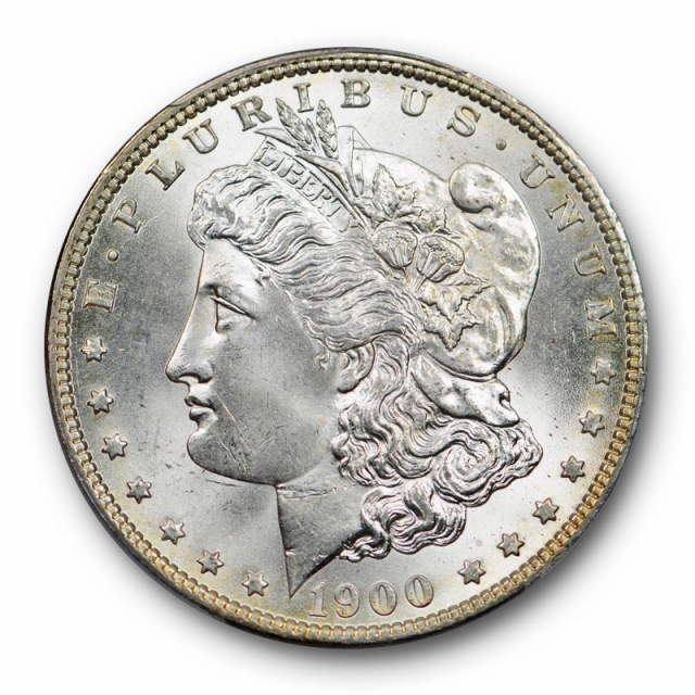 1900 O/CC $1 $1 Morgan Dollar PCGS MS 64+ Uncirculated CAC Approved 