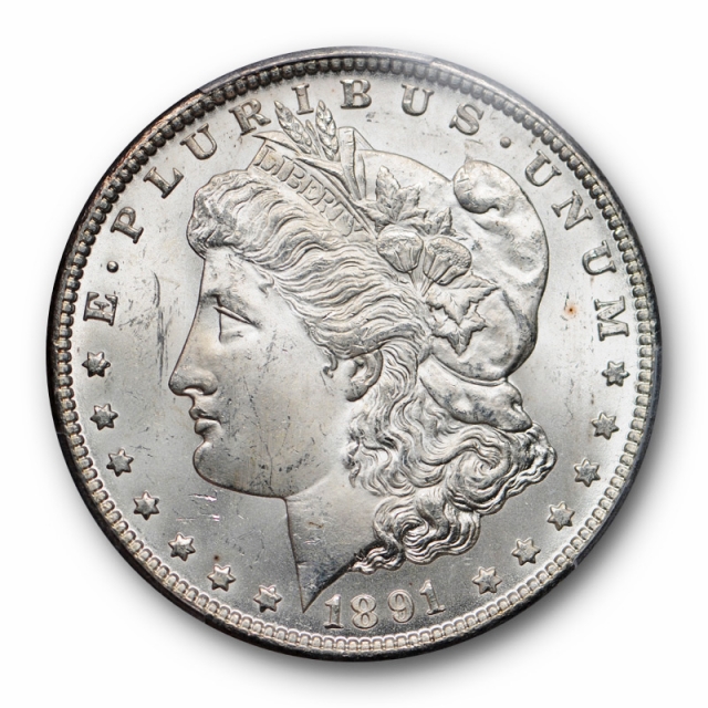 1891 CC $1 Morgan Dollar PCGS MS 64 Uncirculated Carson City Mint Key Date